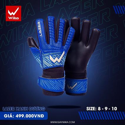 Găng tay thủ môn Wika Lazer Xanh Dương